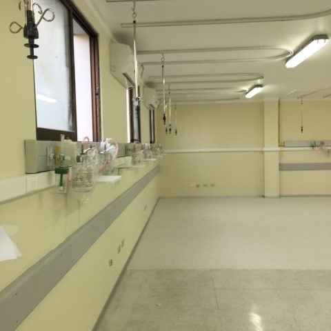 Remodelación sala post operaciones. Hospital de Coquimbo